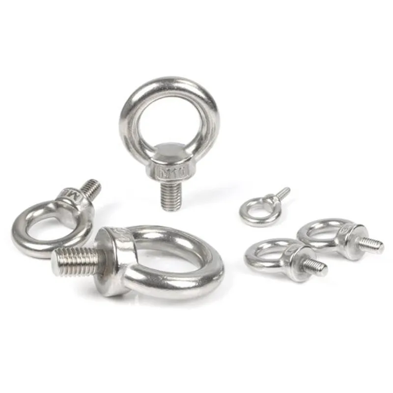 M6/M8/M10/M12/M14/M16/M20 304 нержавеющая сталь подъемное кольцо винтовое кольцо крюк винт болт