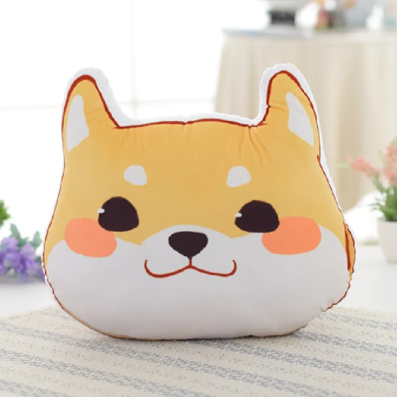 Симпатичные желтые собаки Косплей Shiba «Лисья Секретная служба»(Inu тканевые зимние Рука теплая подушка для новорожденных, для дня рождения, плюшевая кукла для девочек детская игрушка, Новогодний подарок