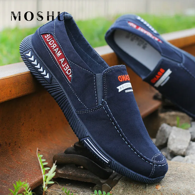 

Mens Shoes Casual Flats Summer Slip On Loafers Male Canvas Shoes Sneakers Mens Trainers Tenis Masculino Adulto Driving Shoes