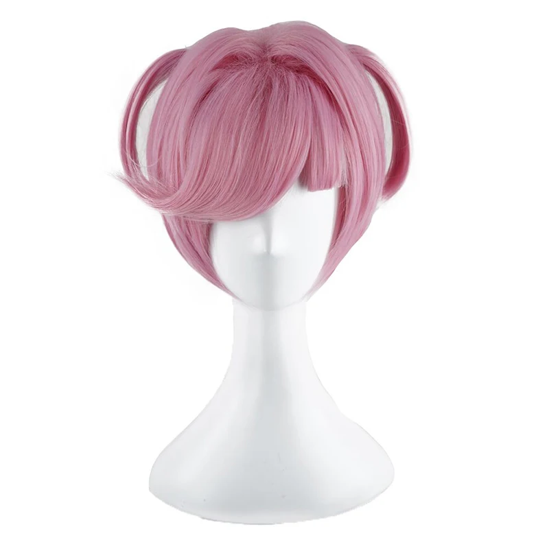 Ebingoo Doki Literature Club Yuri Monika Natsuki Sayori DDLC высокотемпературные волокна синтетические парики для косплея на Хэллоуин