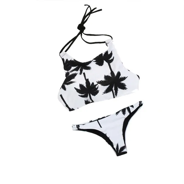 SAGACE летнее женское повседневное бикини с сексуальным принтом и открытой спиной