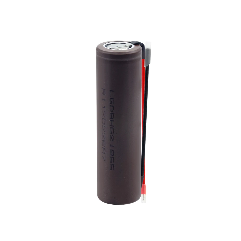 Panasonic 1/2/4/6/8/10x3,7 V 18650 HG2 аккумулятор Rechagrable 3000mAh литий-ионный аккумулятор Pilas с проводами для power Bank фонарь - Цвет: 1Pc