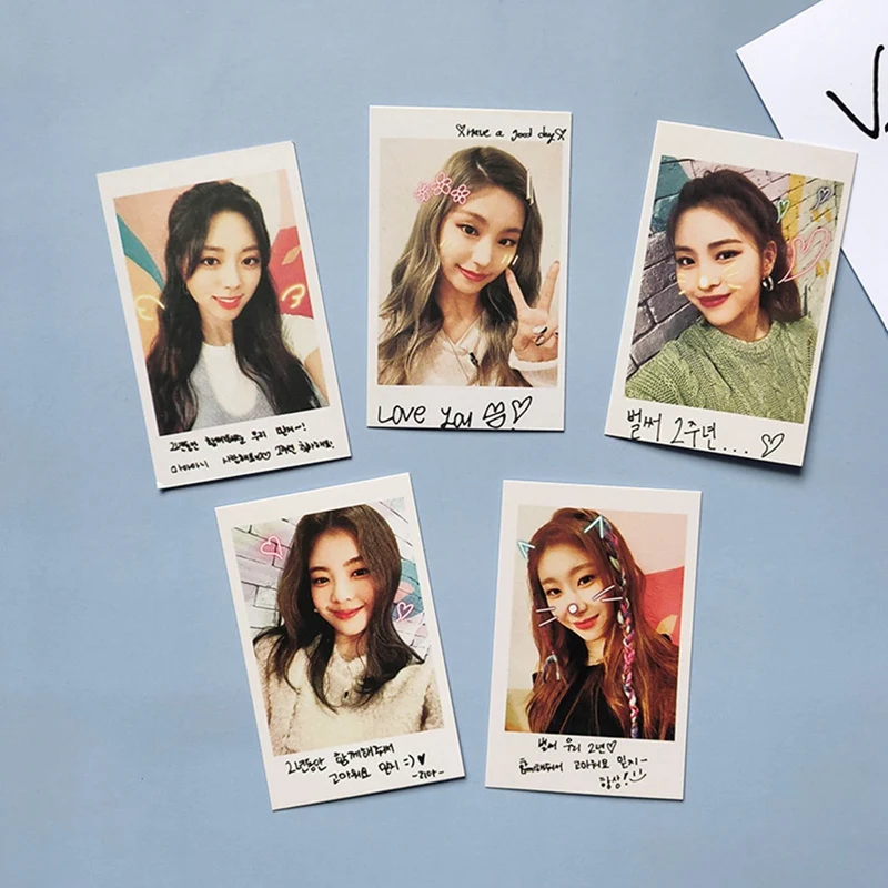 yejifs Kpop Blāckpink Lomo Photo Card Ice Cream Collective Cards HD Photocards Good Gifts For Fans Multi-1