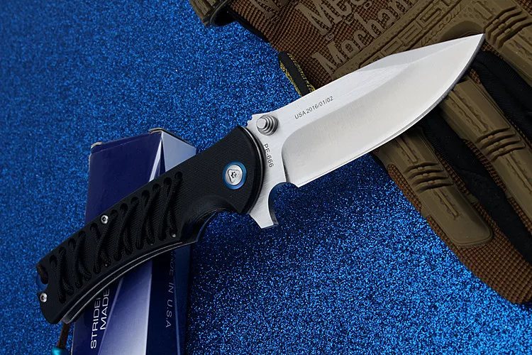 2016 limited Sale Real Navajas High Quality Outdoor Folding Knife Self-defense Wilderness Survival With Hardness Wild black rope