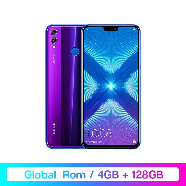 Смартфон Honor 8X8 X, Восьмиядерный процессор Kirin 710, Goolge Play, 64 ГБ/128 ГБ, 6,5 дюйма, 20 МП, двойная камера заднего вида, не 8 x, Макс., Скидка 1200 руб. /. При заказе от 9800 руб. /Промокод: newyear1200/ - Цвет: 4GB 128GPhantomBlue