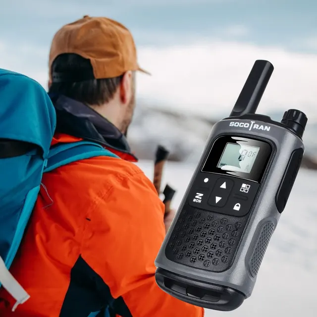 Walkie-talkie Longue Portée, Radio Bidirectionnelle Rechargeable Pmr446,  Sans Licence, Socotron T80, 8ch Vox, Batterie, Codes De Confidentialité - Talkie  Walkie - AliExpress