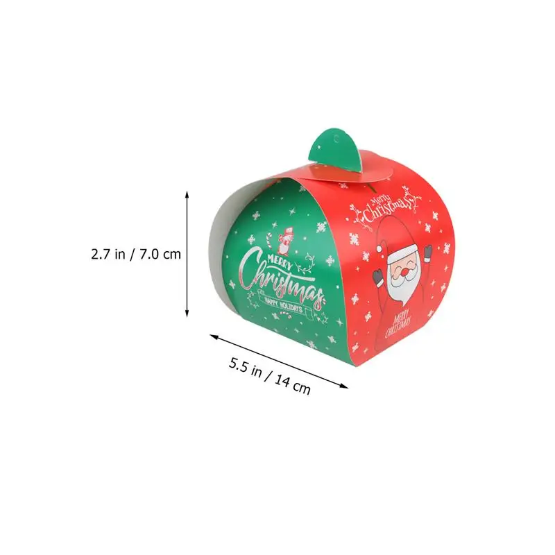 20PcsChristmas тематическая подарочная упаковка сумка для хранения рождественских фруктов мешок для хранения рождественских подарков(смешанный