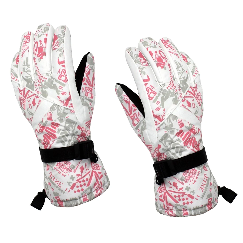 Winter Sports Thermal Warm Waterproof Snow Snowboard Ski Gloves For Women Women Ski Gloves 