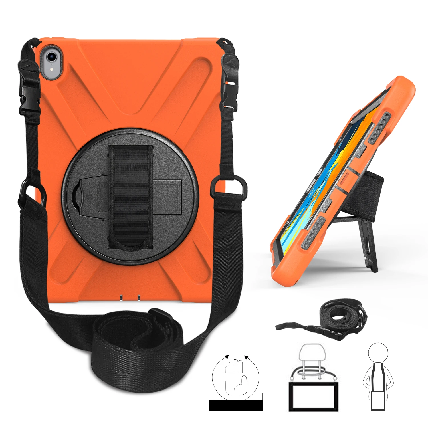 Buccaneer PC и силиконовый кожаный чехол для Apple ipad 9,7()/ipad 9,7() мягкий чехол с веревкой для ipad 9,7 чехол