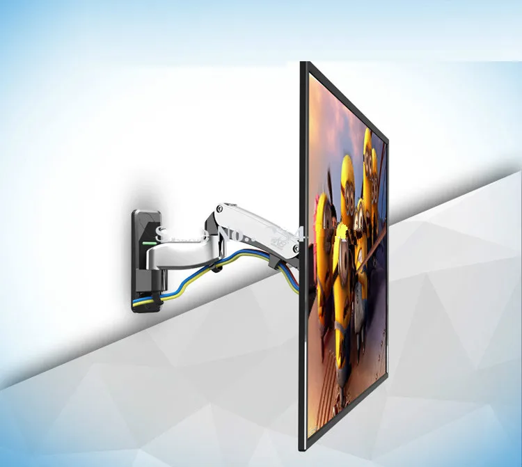 NB F500 Gas Spring 50-60 inch LED TV Wall Mount Monitor Holder Ergonomical Loading 14-23kgs Max.VESA 400*400mm | Компьютеры и офис