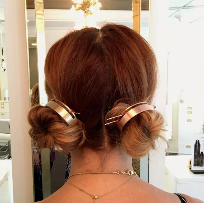 Hair Sticks Feather Bun Cuff Leaf HairPin Set Women Unique Wedding Hair Accessories for Women Retro Pins Cage Femme Jewelry