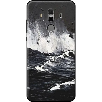 

C181-1123 case for huaweimate20 oil paniting pattern protective back cover