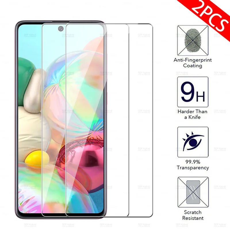 2 шт. Защитная пленка для экрана Samsung Galaxy A71 защитные очки A70 A70s закаленная защитная