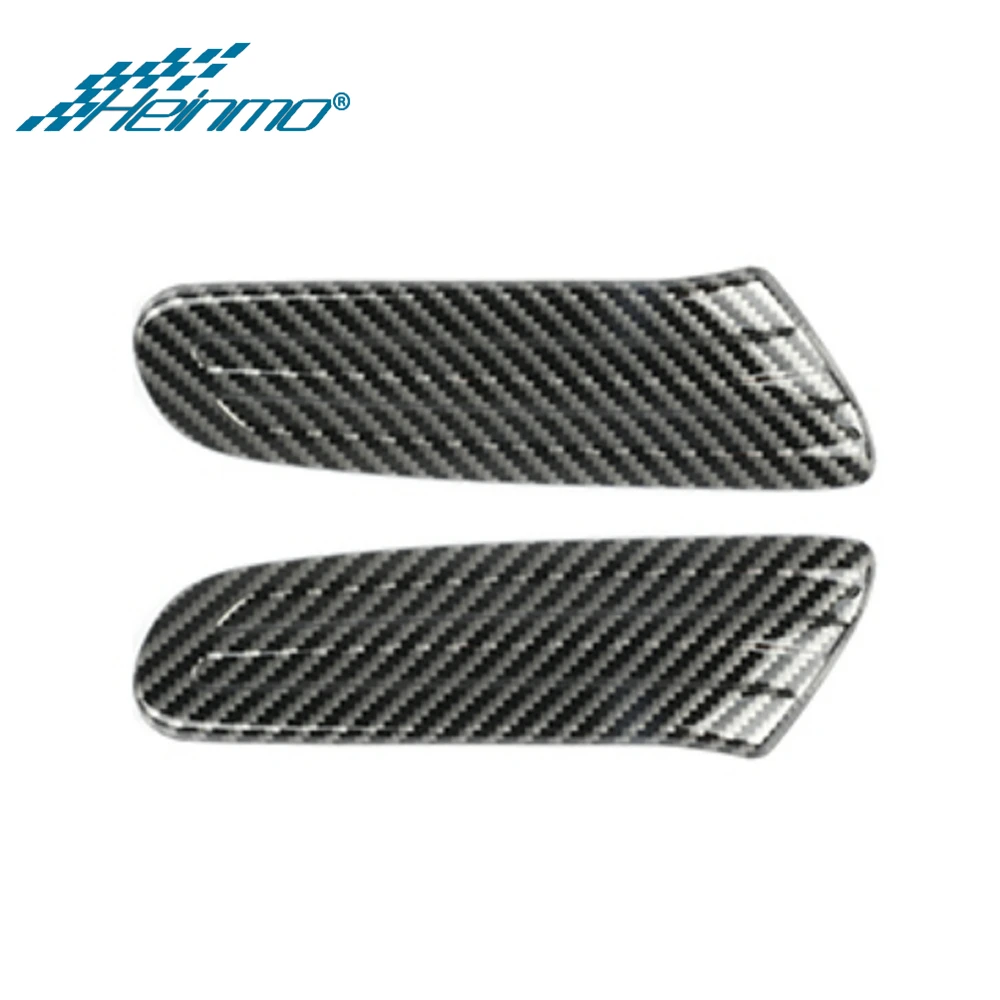 Carbon F55 F56 F57 Для Mini Cooper F54 автомобильный стикер для Mini F56 поворотник крыло крышка для Mini Cooper F55 F57 F56 автомобильный стиль аксессуары наклейка - Название цвета: Carbon F55 F56 F57