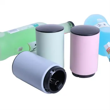 

Automatic Bottle Opener Portable Drinking Bottle Opener Set Bar Tools Kitchen Accessories Push Down Plastic Magnetic