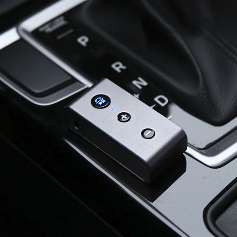 Беспроводной автомобильный Bluetooth 4,2 комплект громкой связи 3,5 мм разъем AUX аудио приемник адаптер