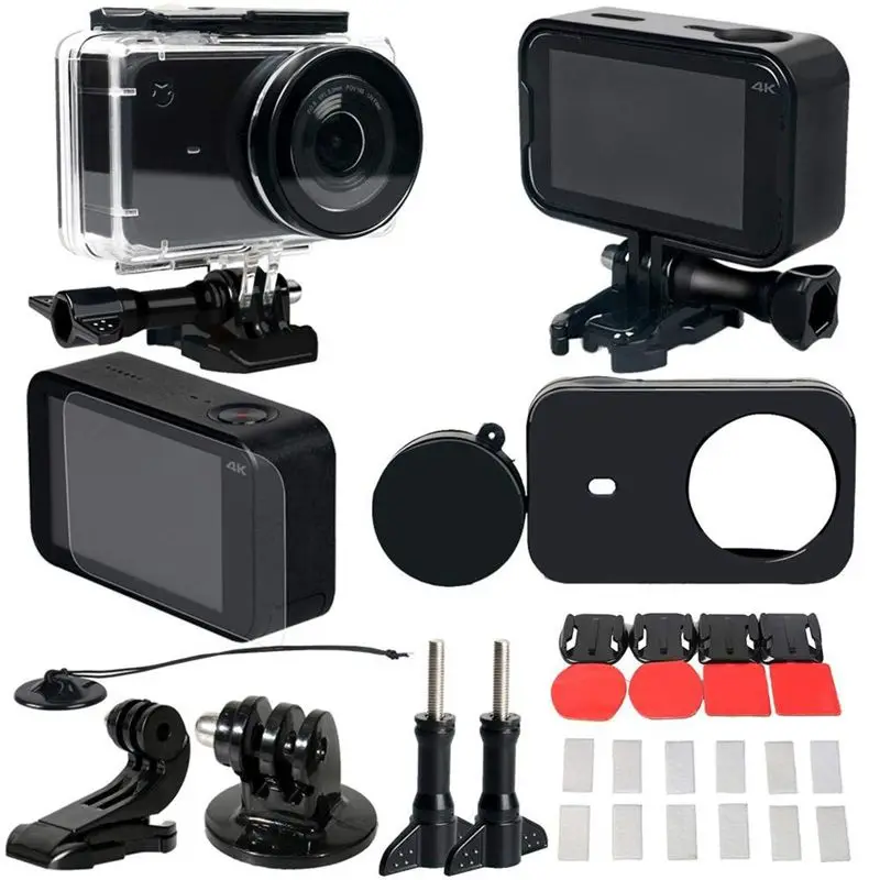 

30 In 1 Action Camera Accessory Kit For Xiaomi Mijia Waterproof Case Frame Lens Cap Film Adapter For Xiaomi Mijia Camera