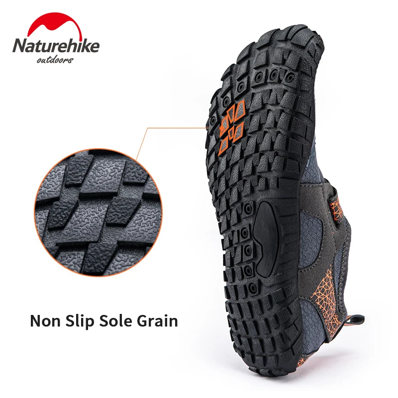 Naturehike Outdoor Rubber Soled Non-slip Wading Women/Men Shoes Summer Quick-Dry Beach Water Shoes Swim Surf Snorkeling Slippers