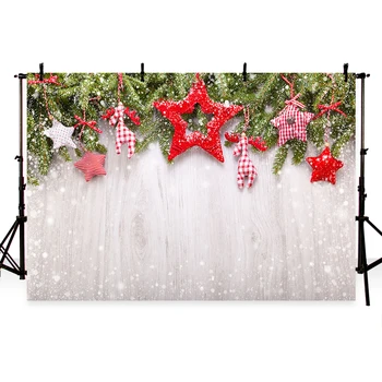 

Christmas Background Wood Board Tree Winter Newborn Baby Birthday Party Photocall Photography Backdrops For Photo Studio