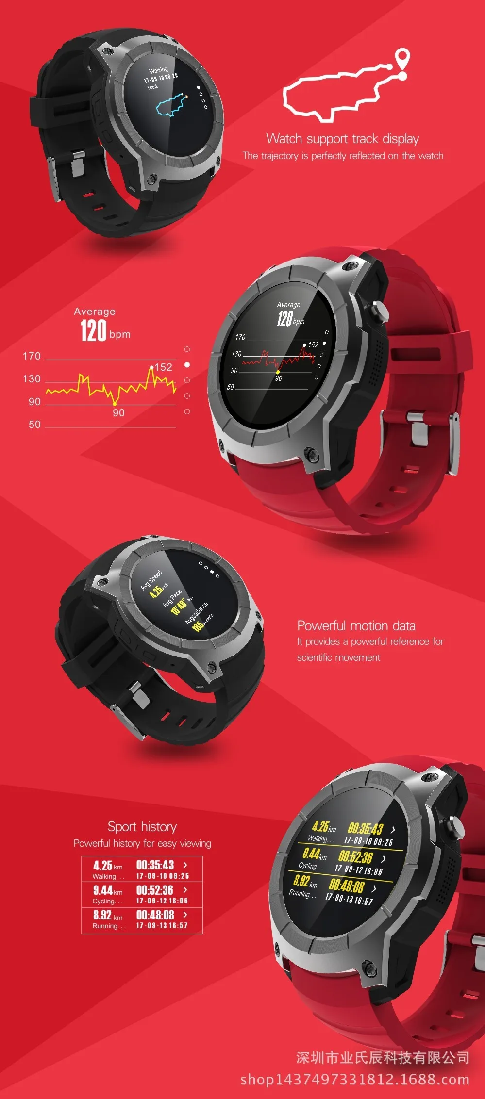Smart Watch Sport Waterproof Pedometers Message Reminder Bluetooth Outdoor Swimming Men Smartwatch For Ios Android Phone Reloj