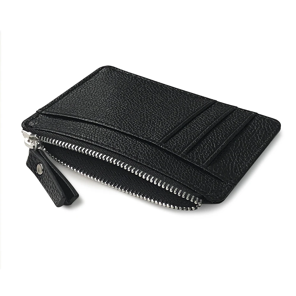 ★lemasque★ Dot Pocket Coin Zipper Bill Card Wallet Black L □ LE MASQUE □ Dot pocket coin zipper bill card wallet Pa