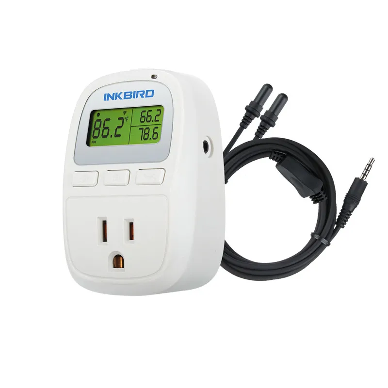 Inkbird C929-A 1200 Вт Цифровой Wi-Fi контроллер температуры для аквариума с двойными зондами термометр для аквариума, водный террариум - Цвет: C929-A WI-FI