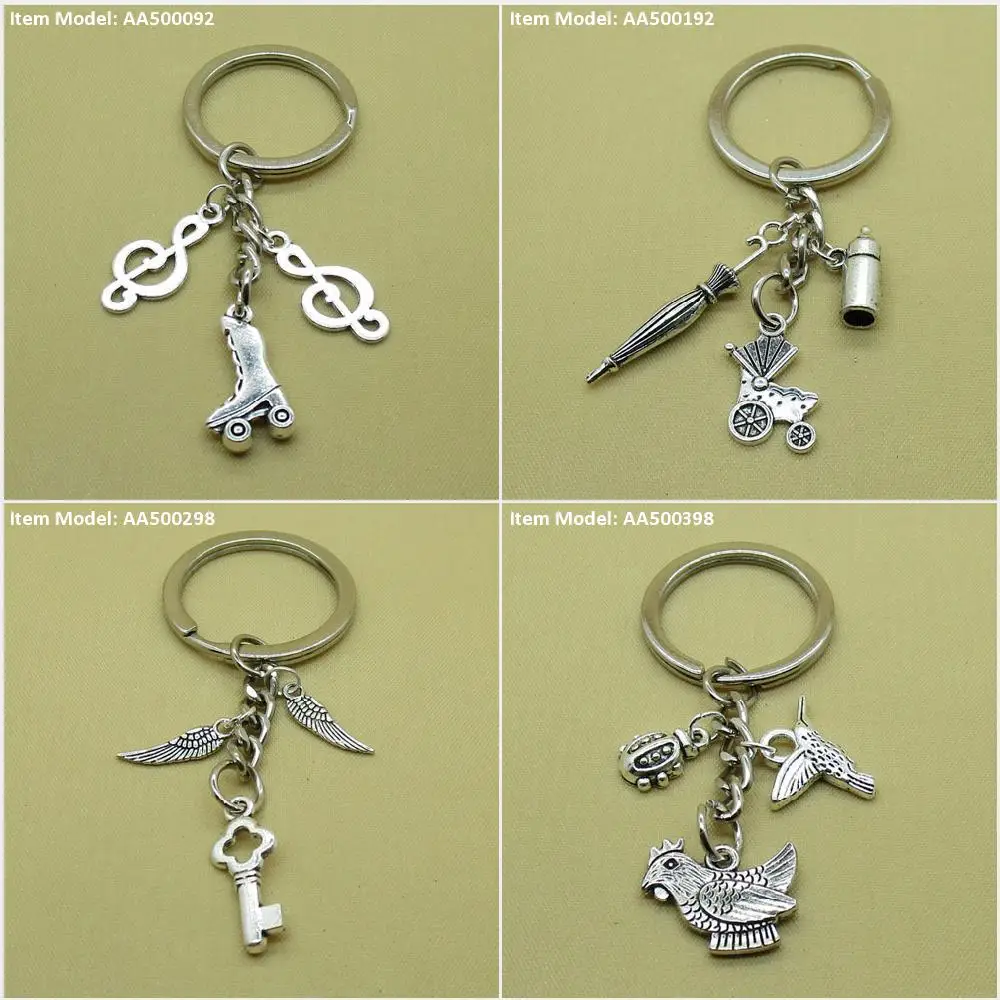 Брелок для ключей обувь коньки роликовые нотки музыкальная коляска бутылка