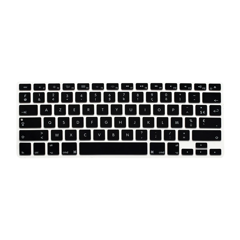 Водонепроницаемый пылезащитный силиконовый чехол для клавиатуры для Macbook Air Pro retina 13 15 17 A1369 A1286 A1398 A1466 A1425 A1278 - Цвет: 009