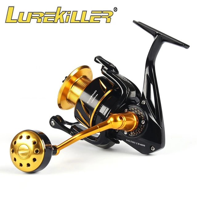 Lurekiller Saltwater Fishing Reel  Lurekiller Full Metal Spinning - Fishing  Reel - Aliexpress