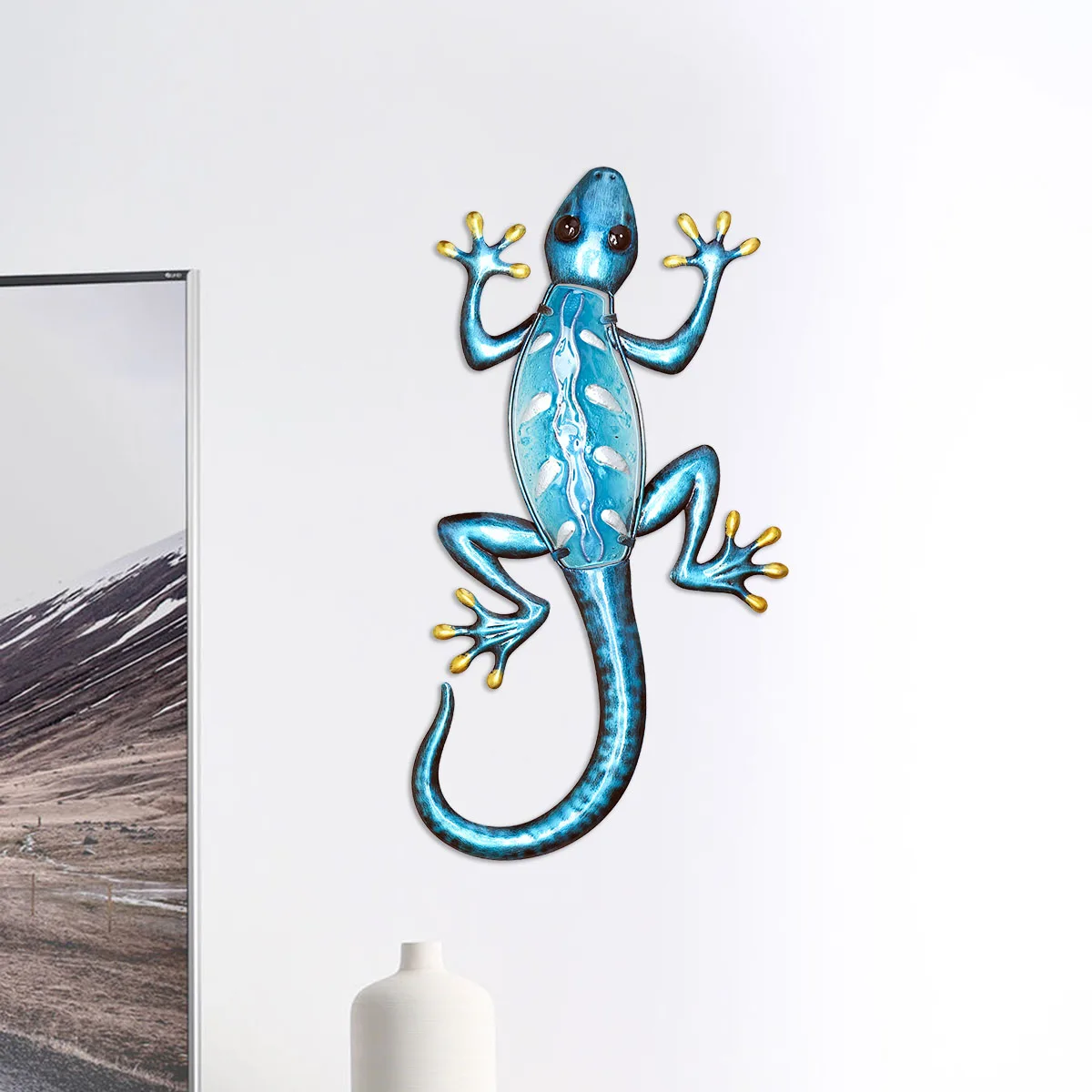 Gecko настенные подвесные наклейки для детской с животными ящерица внутренний наружный Декор Спальня Декор для гостиной
