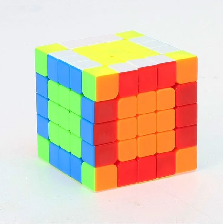 QIYI Wu Shuang5x5x5 волшебный скоростной куб без наклеек профессиональные Кубики-головоломки детские подарочные игрушки