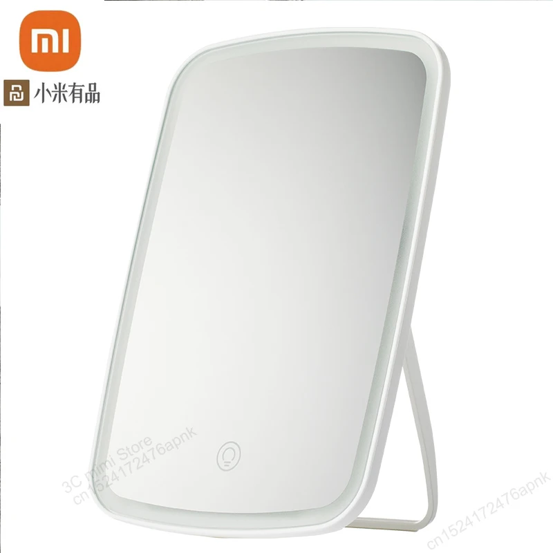 Зеркало для макияжа xiaomi Mijia портативное складное настольное зеркало со