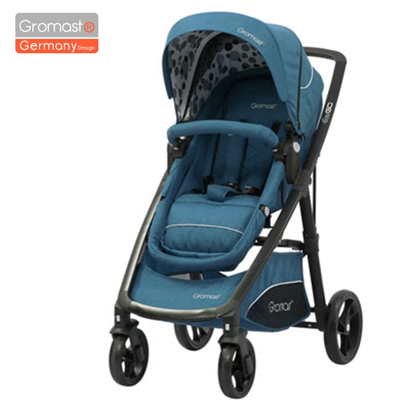 Коляска детская складная в одну руку из алюминиевого сплава|Четырехколесная