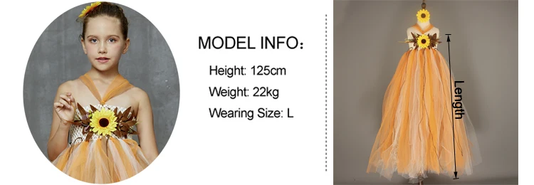 Fall Colored Girls Tutu Dress Autumn Scarecrow Wedding Flower Kids Tulle Dress Sassy Pretty Girl Halloween Birthday Party Costume (13)