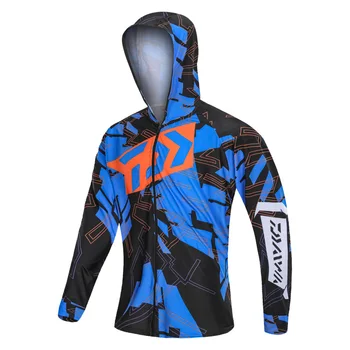 

DAIWA Fishing Clothing Hoodies Quick-Drying Jacket Men UV Protection Waterproof Outdoor Fishing Shirt For Hiking Cycling