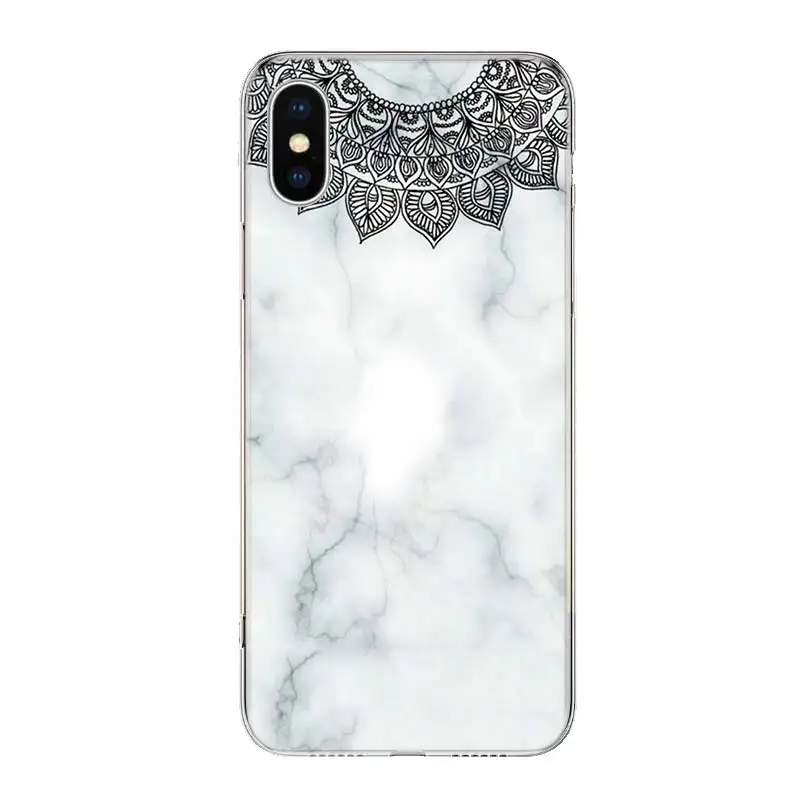 Цветочный Пейсли Мандала крышка чехол для телефона для iPhone 11 Pro 7 6X8 6S Plus XS MAX+ XR 5S SE 10 Ten Art TPU Coque Capa Shell