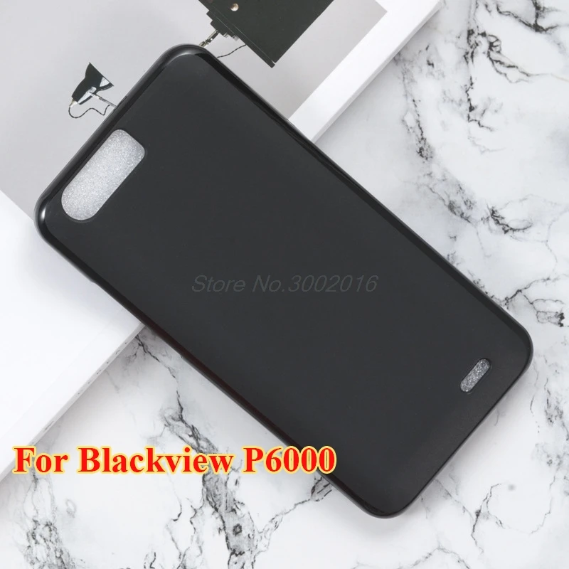 Силиконовый чехол Blackview P6000 мягкий для телефона из ТПУ с рисунком пудинга Funda