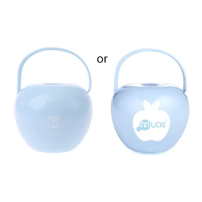 Portable Baby Infant Pacifier Nipple Travel Case Little Apple Shape Storage Box