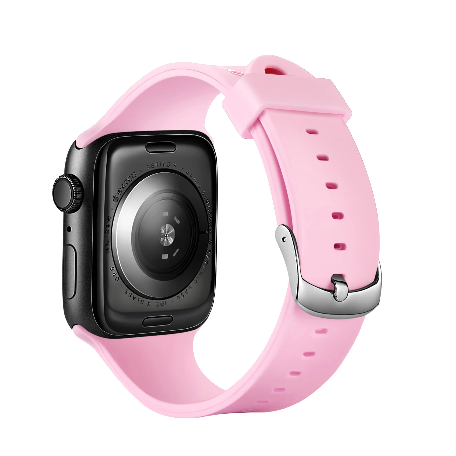 Мягкий силиконовый ремешок для Apple Watch Series 4, 3, 2, 1, 44 мм, 40 мм, 42 мм, 38 мм, детский сменный ремешок, браслет для iWatch 4, 3, 2