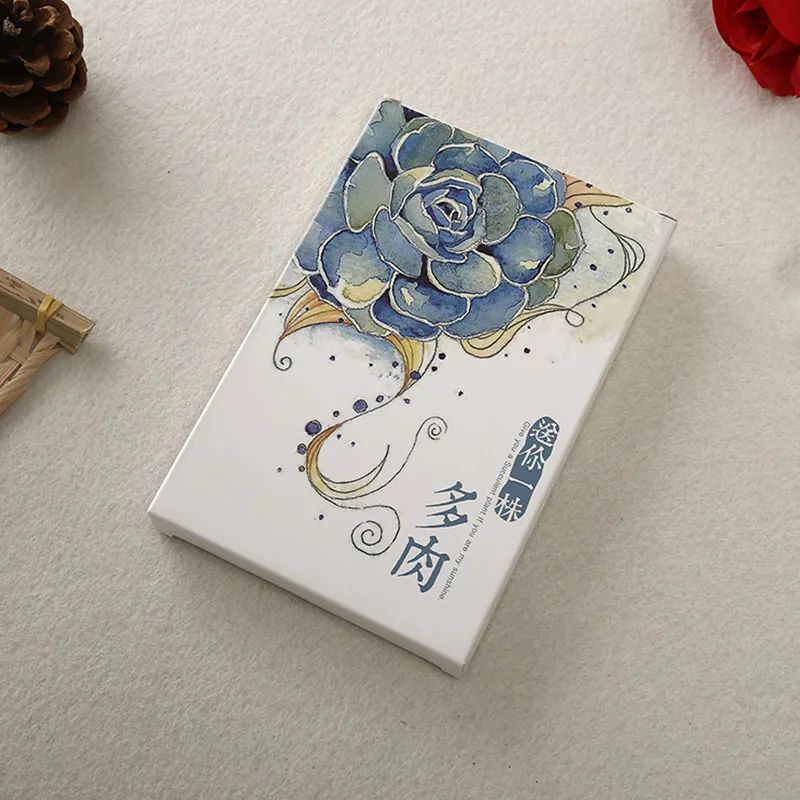 

30Sheets/Set Succulent Plant For You Style Series Postcard Greeting Card Birthday Gift Card Message Card