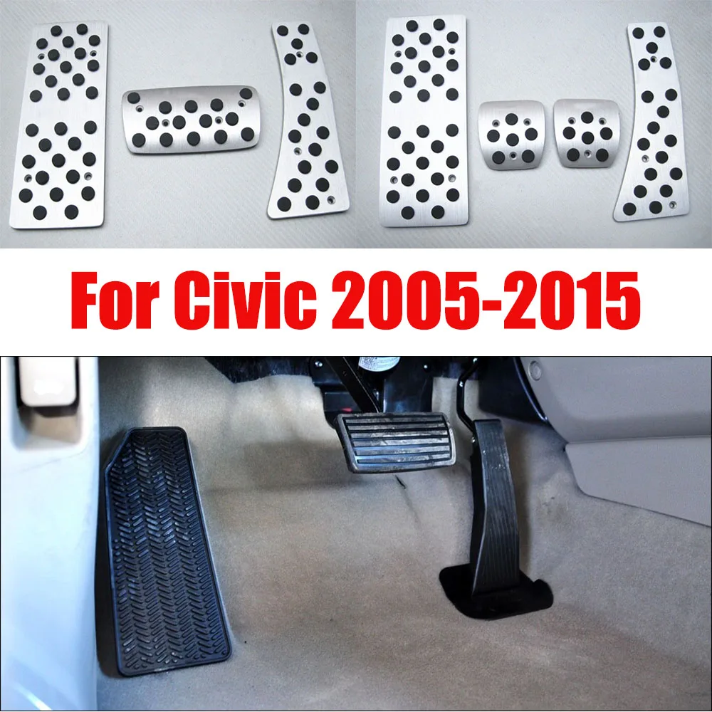 Fit for Honda Civic 2006-2011 FD1 FD2 FG1 FG2 FA1 FA5 LUVCARPB Car Accelerator Gas Fuel Brake Footrest Pedal Cover Accessories