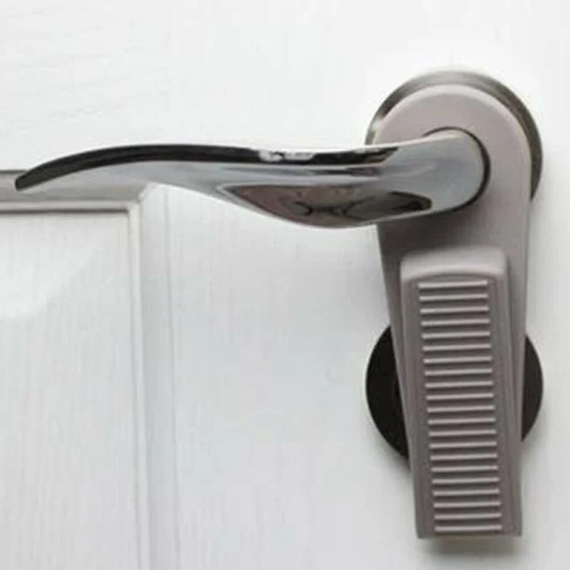 2pcs Door Stop Wedge Safety Door Stop Stopper Home Baby Kid Doorstop Flexible Door Buffer #22