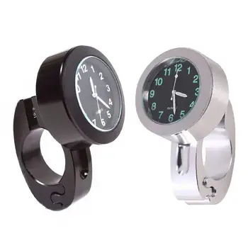 

Stainless Steel Motorcycle Handlebar Watch Refit Waterproof Shockproof Buckle Mount For Scooter Motor Bike ATV Universal