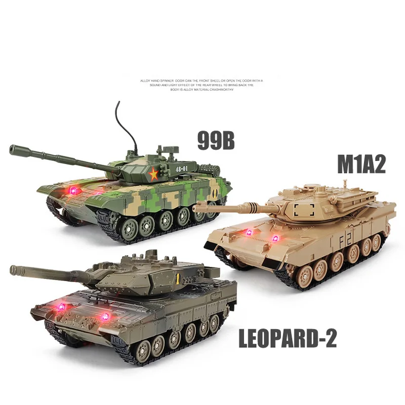 Военный литая леопардовая 2 M1A2 Abrams Тип 99 в масштабе 1:48 основной боевой танк