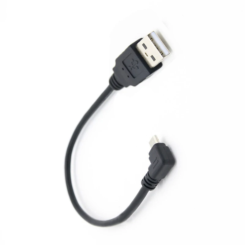 25 см до 150 см USB2.0 AM-Micro Left Bend зарядный кабель кабели для телефонов адаптеры микро-usb-кабель кабели для передачи данных для планшета мобильного телефона