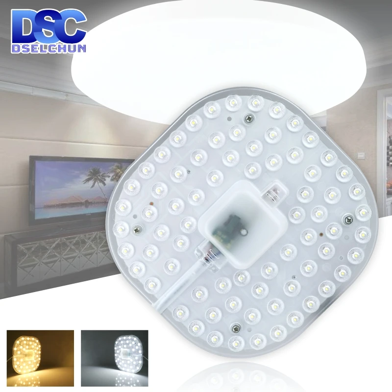 Us 2 08 49 Off Led Ceiling Lamps Module 12w 18w 24w 36w 2835smd Ac220v Led Light Replace Ceiling Light Source Easy Installation Indoor Lighting In