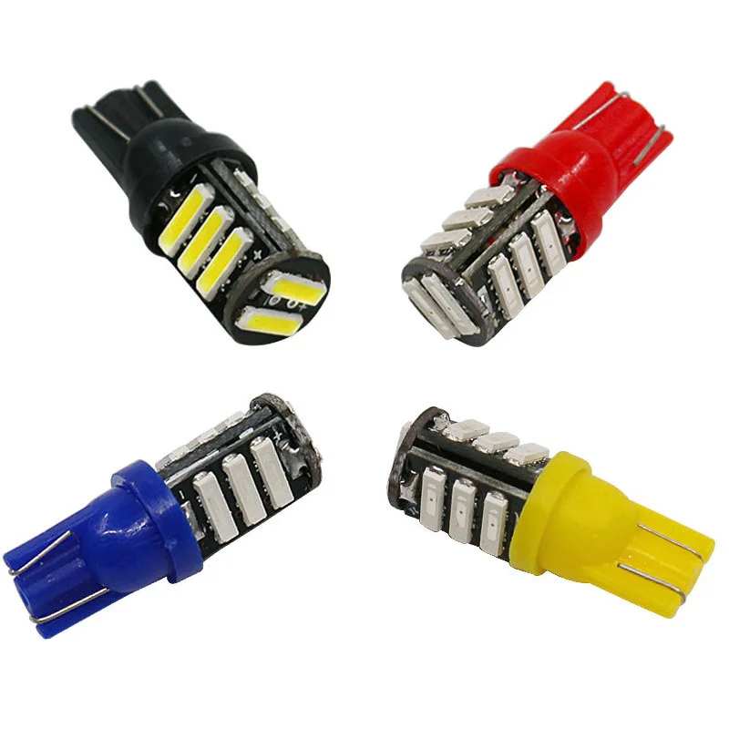 4 шт. светодиодный светильник W5W T10 7020 11SMD индикатора ширины двери чтения хвостовой