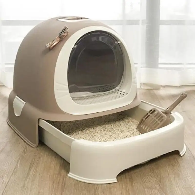 Горшок для кошки полностью закрытый очень большой туалет навоз горшок против