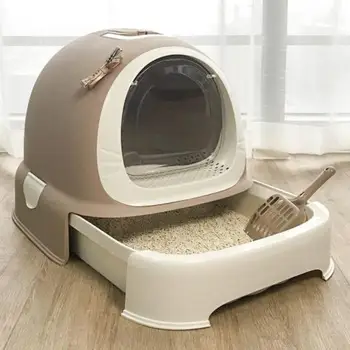 

Cat Sand Pot Fully Enclosed Extra Large Cat Toilet Cat Dung Pot Anti-splash Cat Sand Pot Deodorizing And Stinky Cat Products