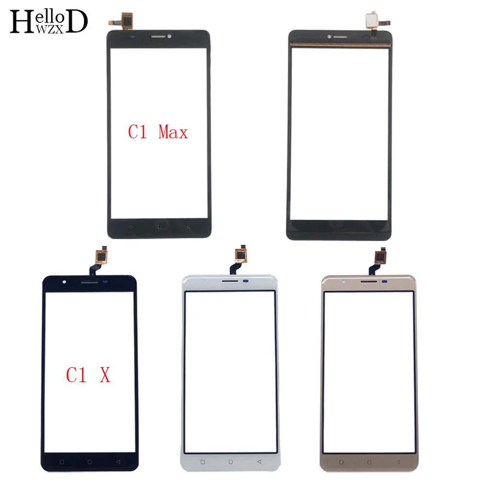 Сенсорная панель мобильного экрана для Elephone C1 Max C1 X дигитайзер панель передняя стеклянная линза сенсор сенсорный экран 3 м клей салфетки